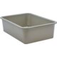 Gray Large Plastic Storage Bin 6 pack Alternate Image A