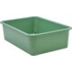 Eucalyptus Green Large Plastic Storage Bin 6 Pack Alternate Image A