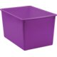 Purple Plastic Multi-Purpose Bin 6 Pack Alternate Image A