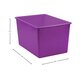 Purple Plastic Multi-Purpose Bin 6 Pack Alternate Image SIZE