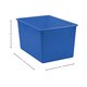 Blue Plastic Multi-Purpose Bin 6 pack Alternate Image SIZE