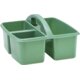 Eucalyptus Green Plastic Storage Caddy 6 Pack Alternate Image B