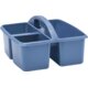 Slate Blue Plastic Storage Caddy 6 Pack Alternate Image B