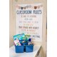 Slate Blue Plastic Storage Caddy 6 Pack Alternate Image C