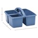 Slate Blue Plastic Storage Caddy 6 Pack Alternate Image SIZE