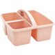 Blush Plastic Storage Caddy 6 Pack Alternate Image B