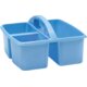 Light Blue Plastic Storage Caddy 6 Pack Alternate Image B