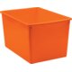 Orange Plastic Multi-Purpose Bin 6-pack Alternate Image A