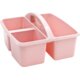 Light Pink Plastic Storage Caddy 6-Pack Alternate Image B