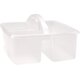 Clear Plastic Storage Caddy 6 Pack Alternate Image A