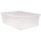 Clear Large Plastic Storage bin 6 Pack Alternate Image A