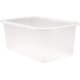 Clear Small Plastic Storage Bin 6 Pack Alternate Image A