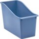 Slate Blue Plastic Book Bin 6-Pack Alternate Image A