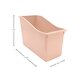 Blush Plastic Book Bin 6-Pack Alternate Image SIZE