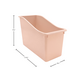 Blush Plastic Book Bin 6-Pack Alternate Image SIZE