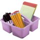 Lavender Plastic Storage Caddy 6-Pack Alternate Image A