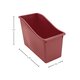 Deep Rose Plastic Book Bin 6-Pack Alternate Image SIZE