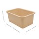 Light Brown Small Plastic Storage Bin 6-pack Alternate Image SIZE