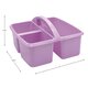 Lavender Plastic Storage Caddy Alternate Image SIZE