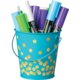 Teal Confetti Bucket Alternate Image A