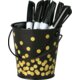 Black Confetti Bucket Alternate Image A