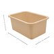 Light Brown Small Plastic Storage Bin Alternate Image SIZE