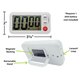 White Magnetic Digital Classroom Timer Alternate Image SIZE