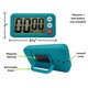 Teal Magnetic Digital Classroom Timer Alternate Image SIZE