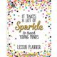 Confetti Lesson Planner with stickers Alternate Image F