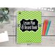 Lime Chevrons and Dots Lesson Plan & Record Book Alternate Image SIZE