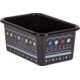 Chalkboard Brights Small Plastic Storage Bins 6-Pack Alternate Image A