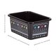 Chalkboard Brights Small Plastic Storage Bins 6-Pack Alternate Image SIZE