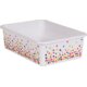 Confetti Large Plastic Storage Bins 6-Pack Alternate Image A