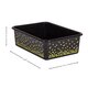 Black Confetti Large Plastic Storage Bins 6-Pack Alternate Image SIZE