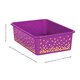 Purple Confetti Large Plastic Storage Bins 6-Pack Alternate Image SIZE