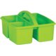 Lime Plastic Storage Caddies 6-Pack Alternate Image A