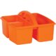 Orange Plastic Storage Caddies 6-Pack Alternate Image A