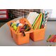 Orange Plastic Storage Caddies 6-Pack Alternate Image B