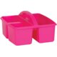 Pink Plastic Storage Caddies 6-Pack Alternate Image A