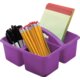 Purple Plastic Storage Caddies 6-Pack Alternate Image C