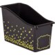 Black Confetti Plastic Book Bins 6-Pack Alternate Image A