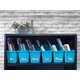 Teal Confetti Plastic Book Bins 6-Pack Alternate Image B