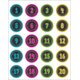 Chalkboard Brights Numbers Stickers Alternate Image A