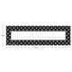 Black Polka Dots Flat Name Plates Alternate Image SIZE