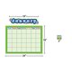 Polka Dot School Calendar Bulletin Board Alternate Image SIZE