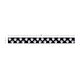 Black with White Paw Prints Straight Border Trim Alternate Image SIZE