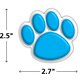 Colorful Paw Prints Mini Accents Alternate Image SIZE