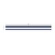 Navy Blue & White Stripes Straight Border Trim Alternate Image SIZE