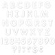 White Classic 4" Letters Uppercase Pack Alternate Image C