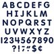 Navy Blue Classic 4" Letters Uppercase Pack Alternate Image E